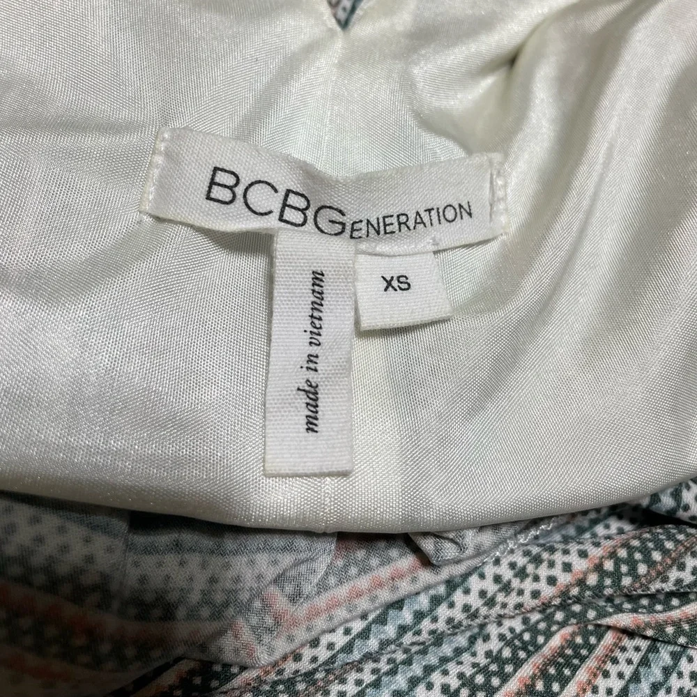 #0136 BCBGeneration Draped Crossover Sundress with Pockets -XS - Picture 6 of 7